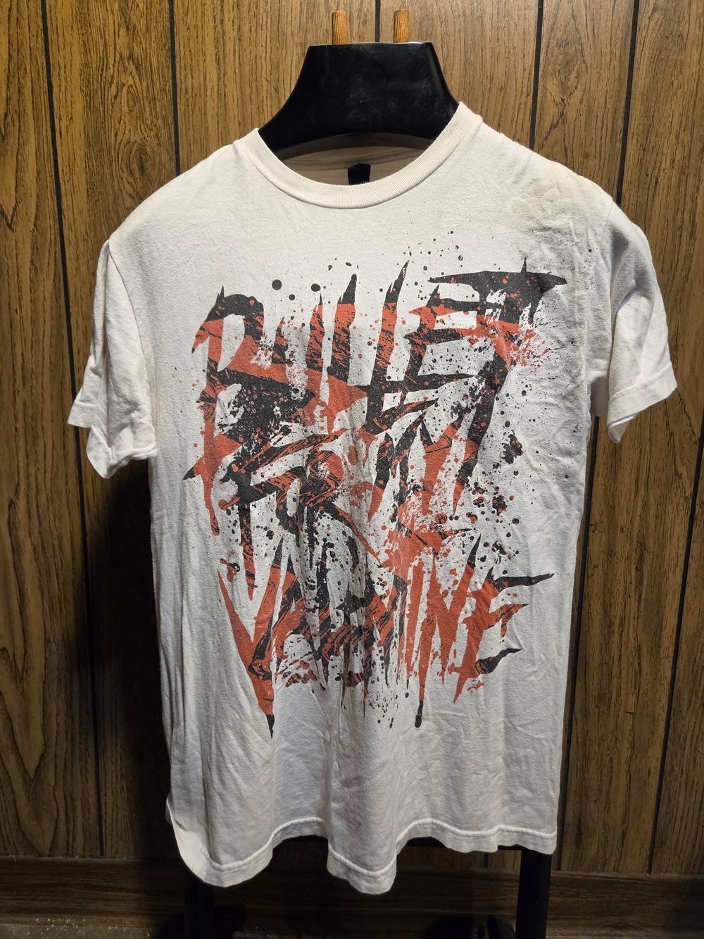 Bullet For My Valentine Band Shirt Medium Tultex White Red